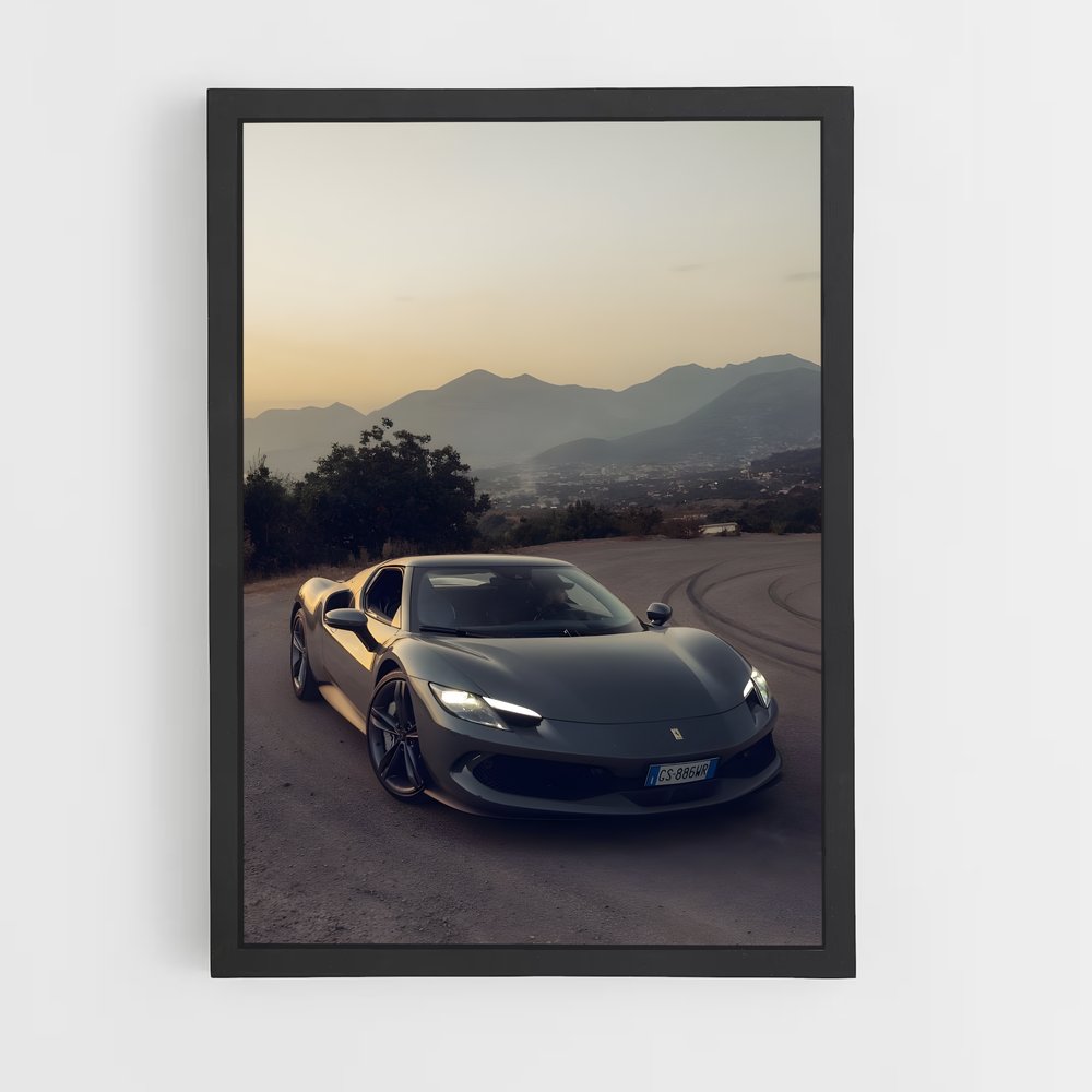 Poster gtb de Élégance – affiche Ferrari (vue 2)